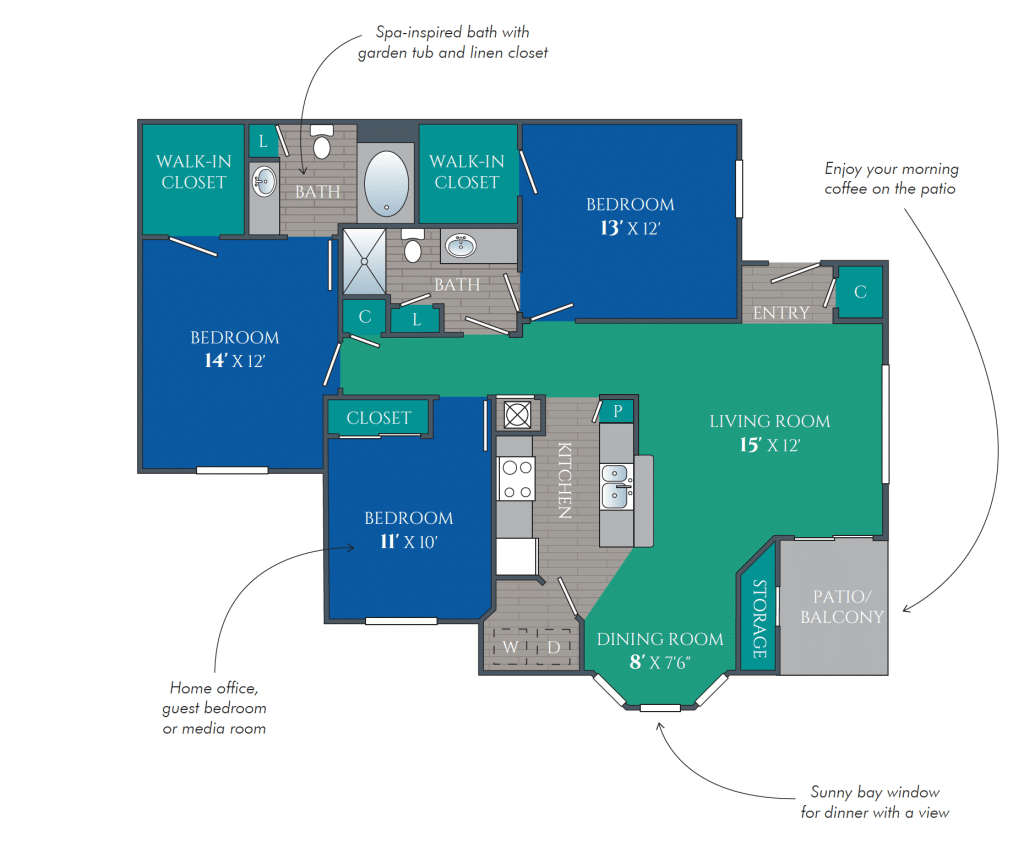 Three Bedroom Apartment in Westlant Knoxville