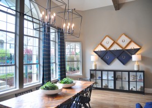 Luxury Apartments in Knoxville, TN - Clubhouse with Long Table