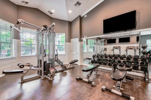 Luxury Apartments in Knoxville, TN - Fitness Center with Free Weight Equipment    